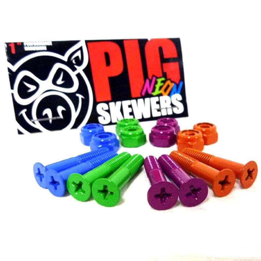 Montażówki Pig Skewers Neon Krzyżak 1"