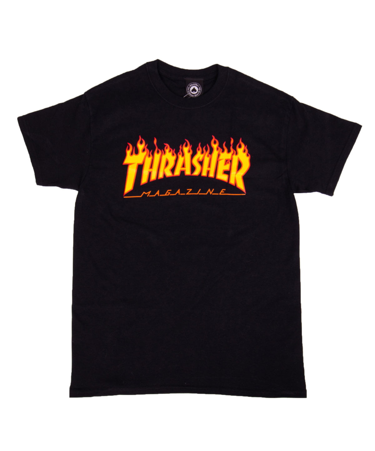 T-shirt Thrasher Flame Logo black