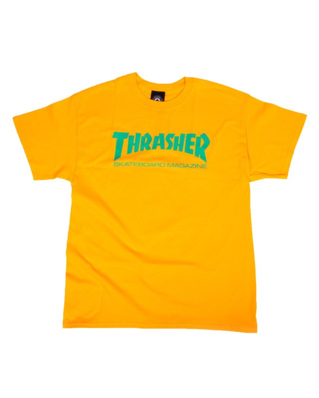 T-shirt Thrasher Skate Mag Gold