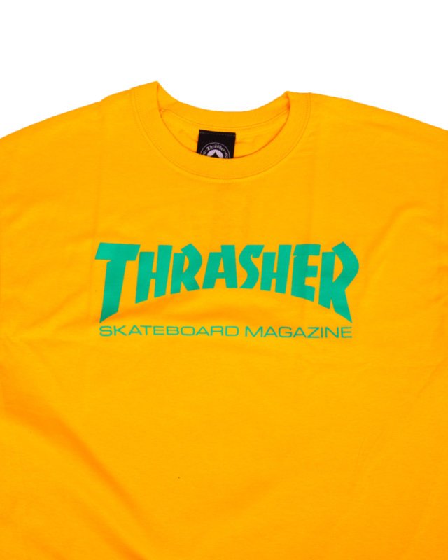 T-shirt Thrasher Skate Mag Gold