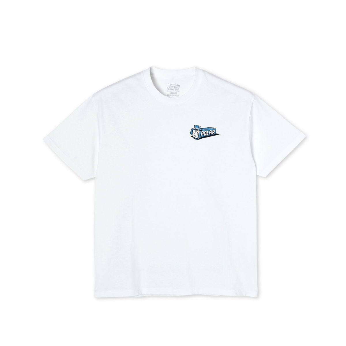 Polar Skate Co SU22 Bubblegum Tee White