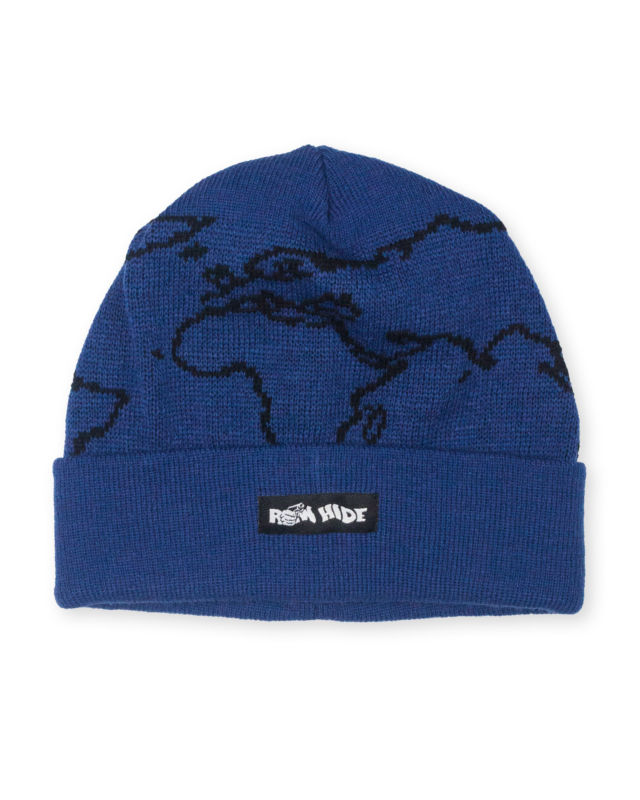 Czapka Raw Hide Worldwide Beanie - Blue