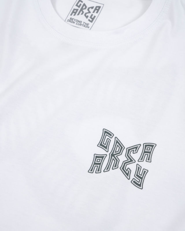 Koszulka Grey Area Fourheader Tee - White - obrazek 3