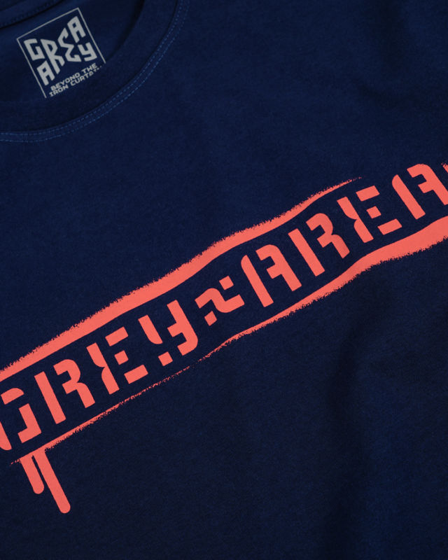 Koszulka Grey Area Underground Tee - Navy - obrazek 2