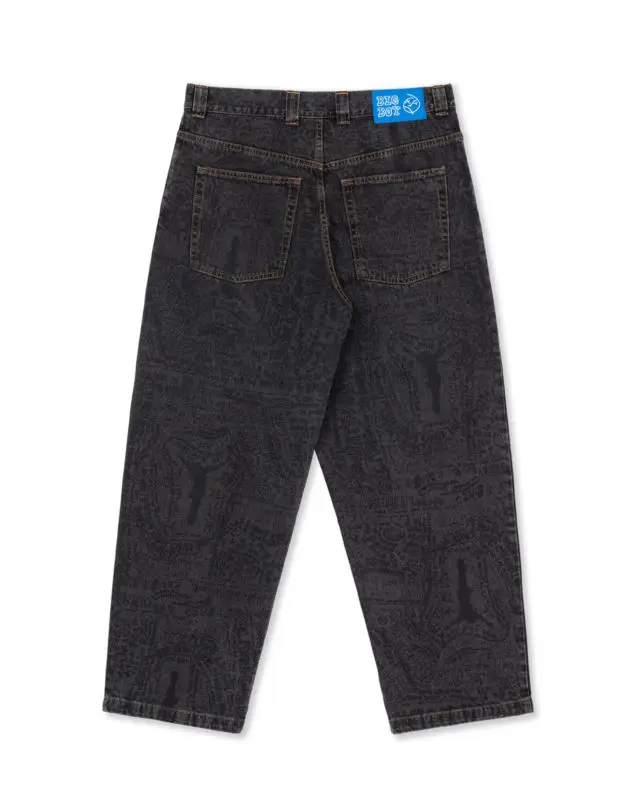 Spodnie Polar Big Boy Jeans - Exist Washed Black - Neighbourhood